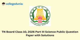 Tamil Nadu Board 2026 Class 10 Part III Science Public Question Paper with Solutions